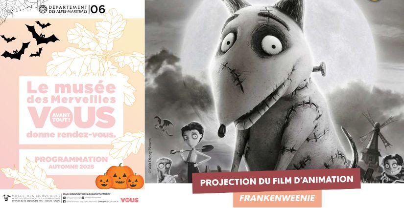 Projection "FRANKENWEENIE " au Musée Départemental des Merveilles à Tende