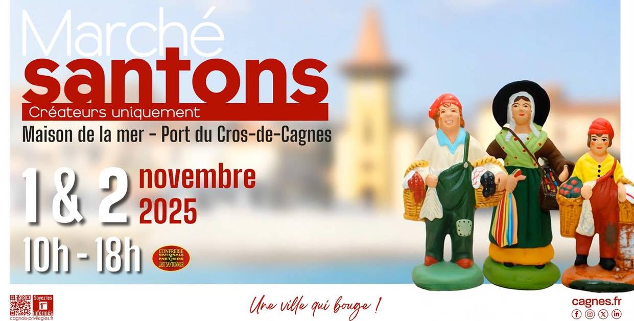  Marché aux santons au Cros-de-Cagnes