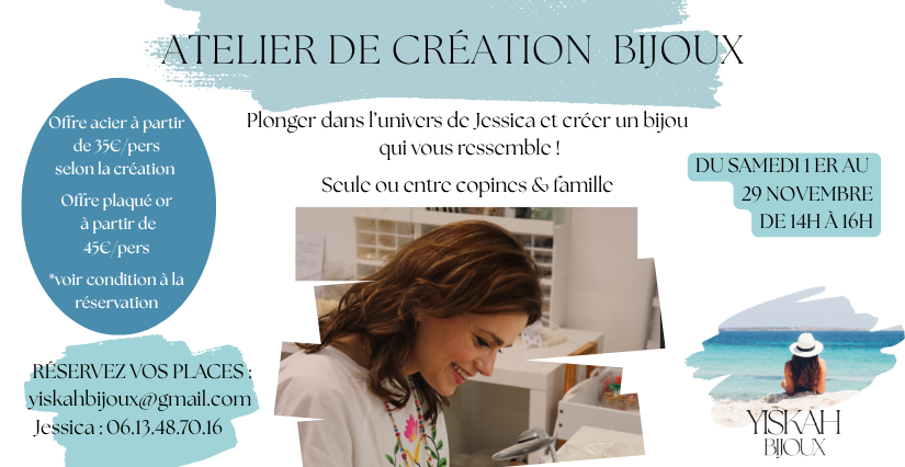 Atelier création bijoux au Village Made in France