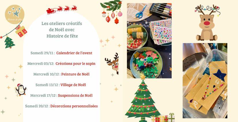 Les ateliers créatifs de Noël d'Histoire de Fête au Village Made in France à Puget-sur-Argens 