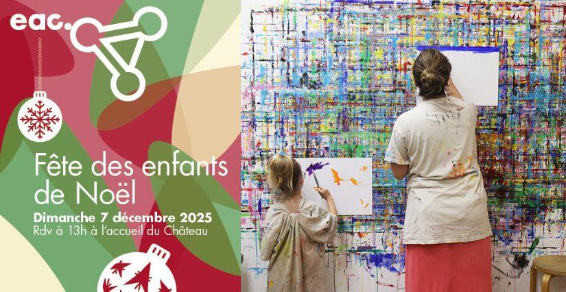 Fête des enfants de Noël à l'Espace de l'Art Concret de Mouans-Sartoux