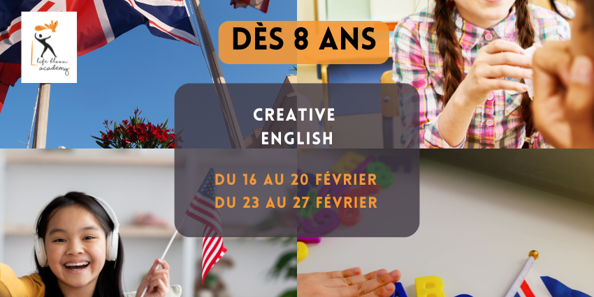 Creative English & Practical English, des stages en anglais à la Life Bloom Academy