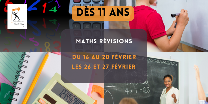 Stage "School'Up Maths" à la Life Bloom Academie à Cagnes-sur-Mer