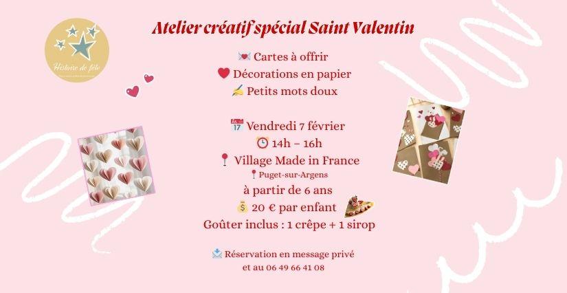 Un atelier créatif spécial Saint-Valentin chez Histoire de Fête Un atelier créatif spécial Saint-Valentin chez Histoire de Fête