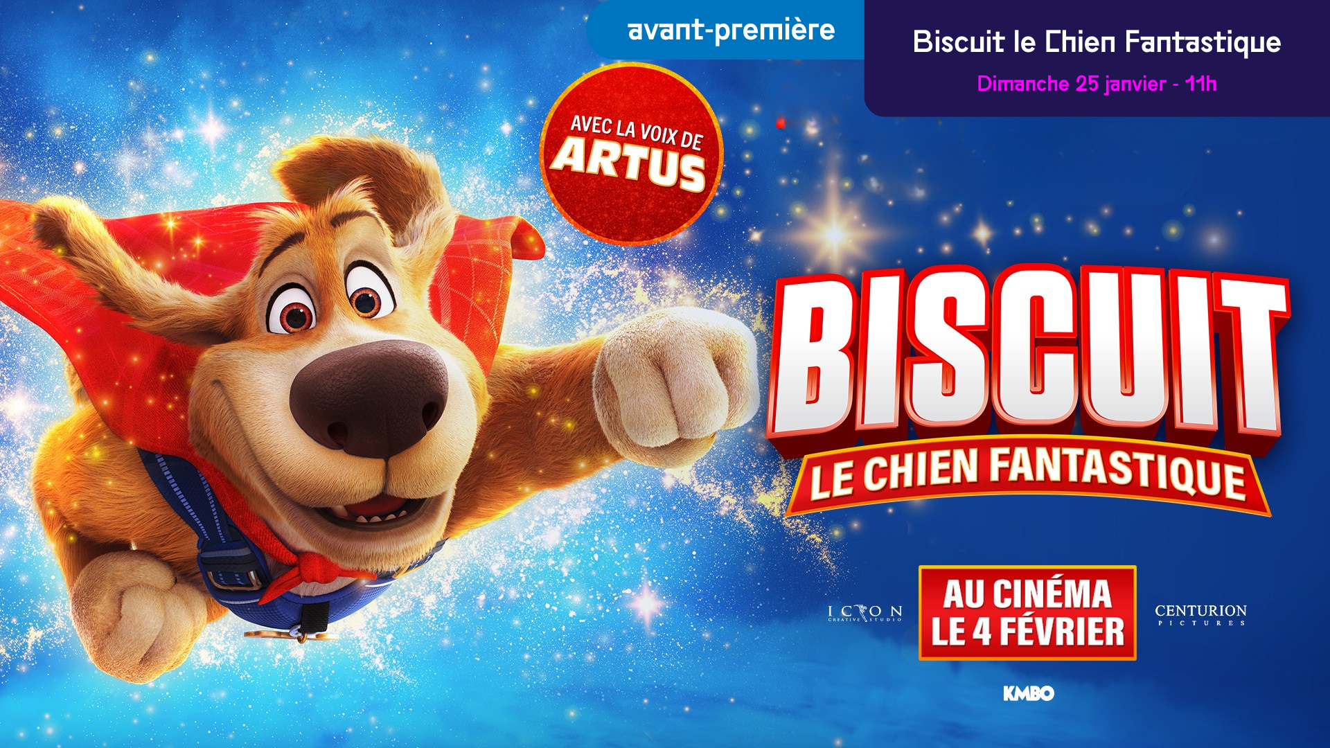 Avant-première : Biscuit, le chien fantastique au CINEUM Cannes