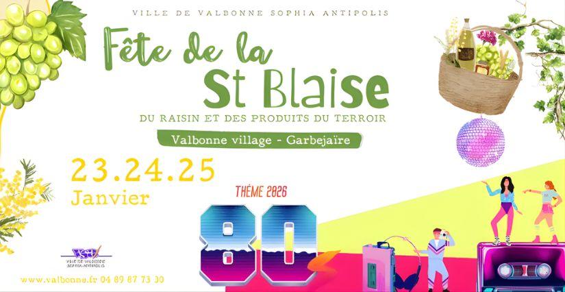 Fête de la Saint Blaise à Valbonne 2026