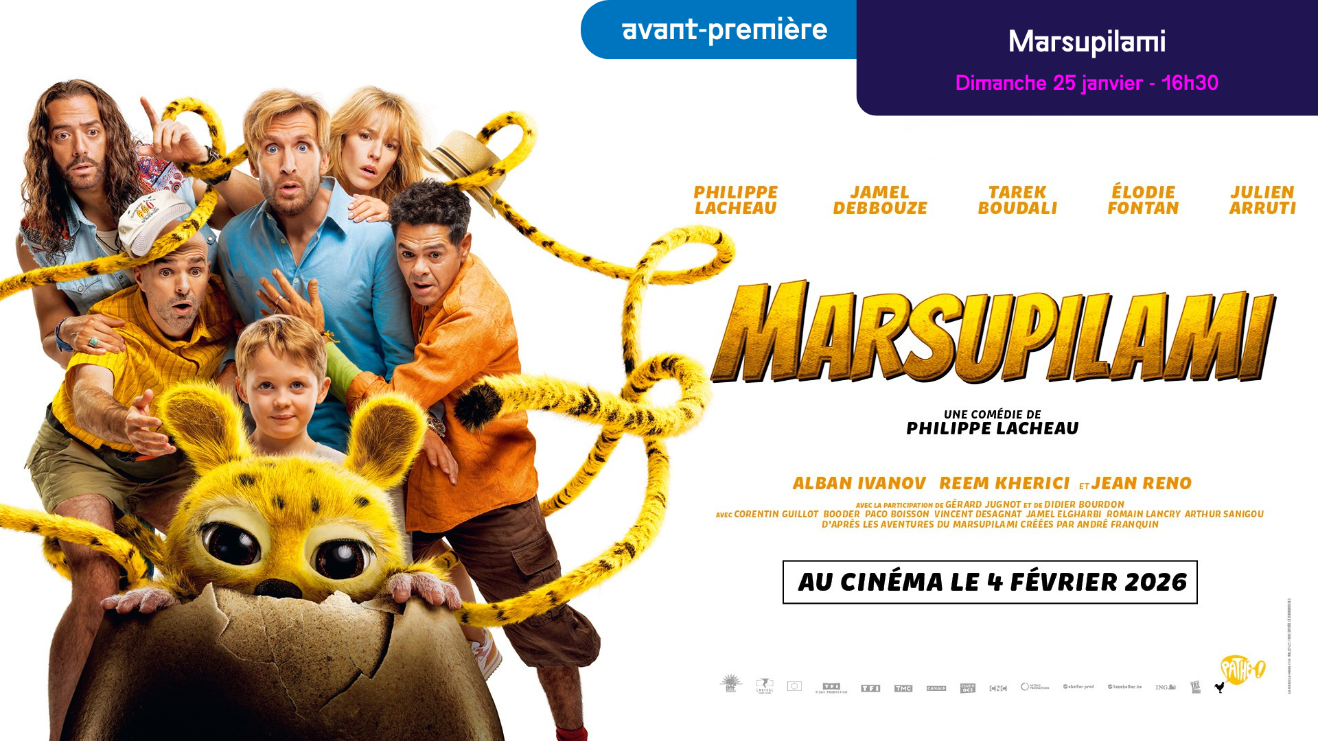 Avant-première Marsupilami au CINEUM Cannes
