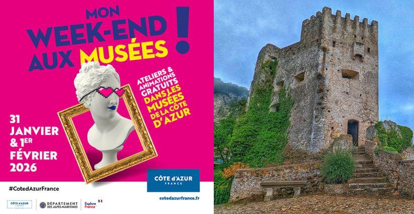 Mon week-end aux Musées - au château médiéval de Roquebrune-Cap-Martin