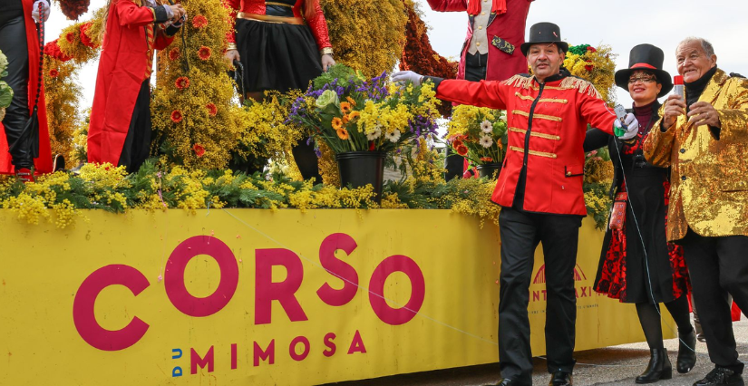 Corso du mimosa à Saint-Maxime