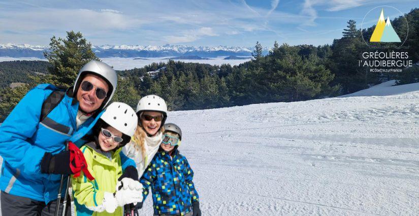 Dernier week-end de ski à la station de Gréolières les Neiges