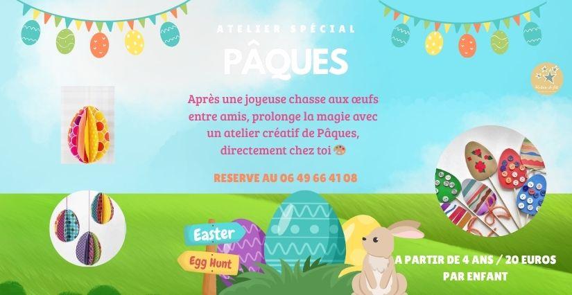 Atelier de Pâques à domicile avec Histoire de fête
