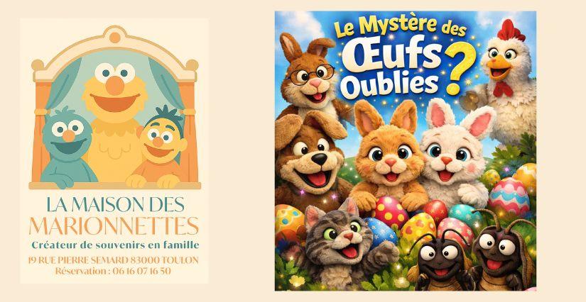 spectacle de marionnettes à Toulon Spectacle de Pâques à la Maison des Marionnettes de Toulon