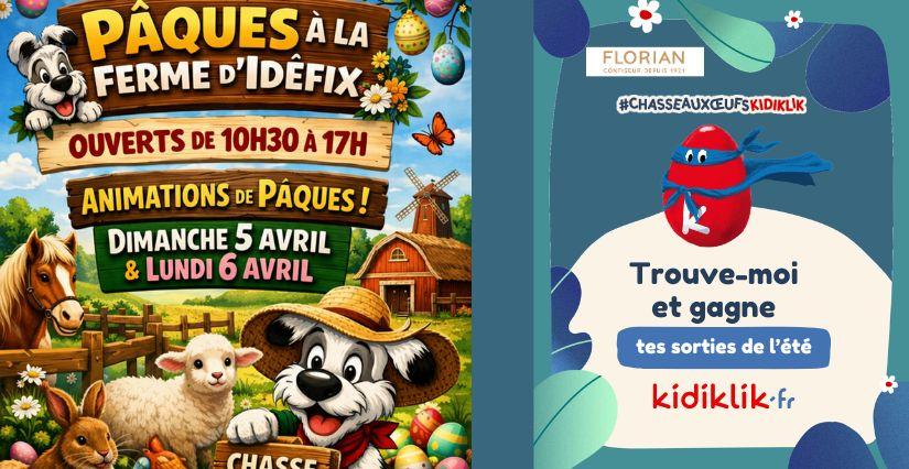 Pâques à la ferme d'Idéfix - En partenariat avec KIDIKLIK Pâques à la ferme d'Idéfix - En partenariat avec KIDIKLIK