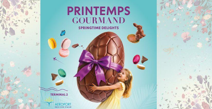 Animations "le printemps gourmand" à l'aéroport Nice Côte d'Azur