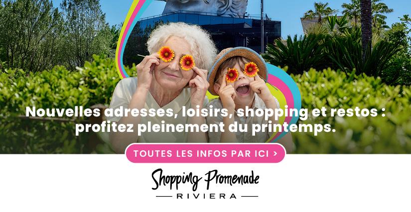 Shopping Promenade Riviera : le spot incontournable des vacances de printemps en famille