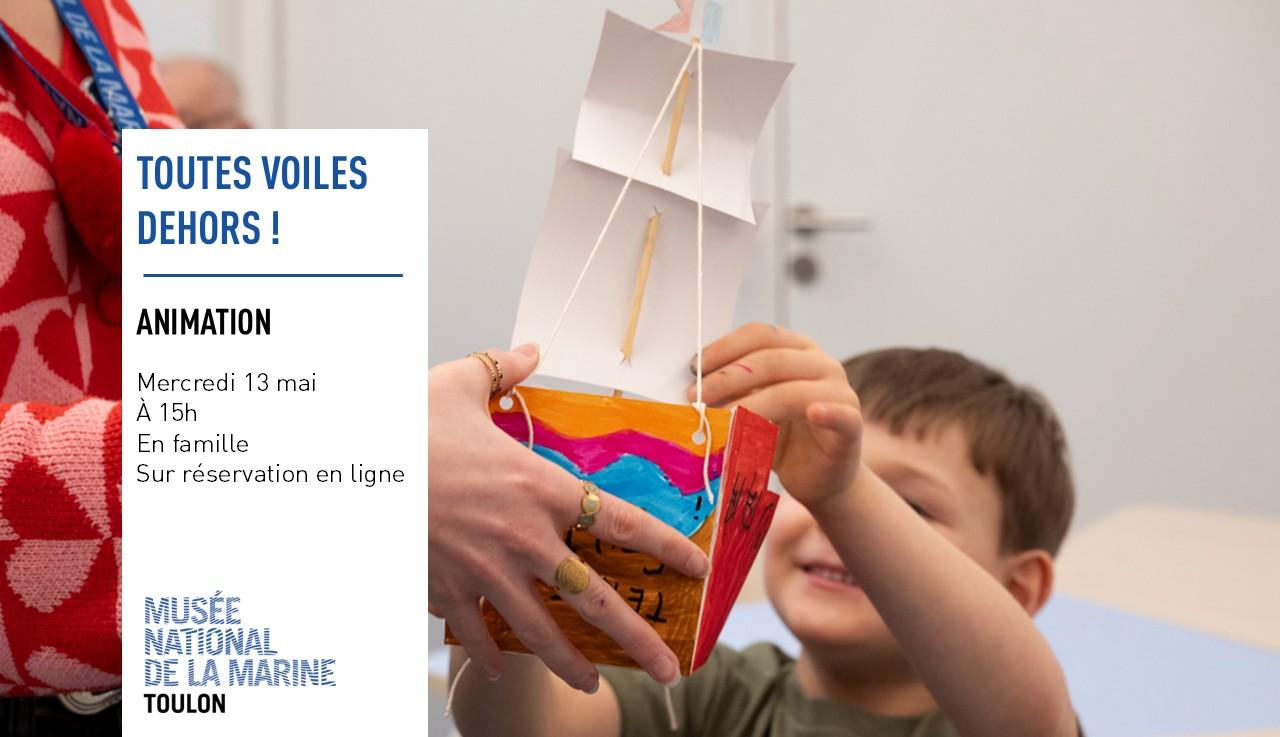 Visite-atelier, "Toutes voiles dehors !"au Musée national de la Marine de Toulon