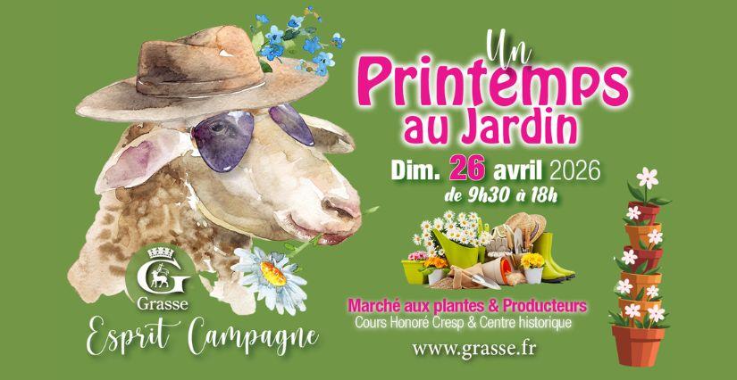 Un printemps au jardin à Grasse
