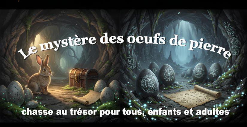 Chasse au trésor " les mystère des œufs de pierre" à la grotte de Baume Obscure