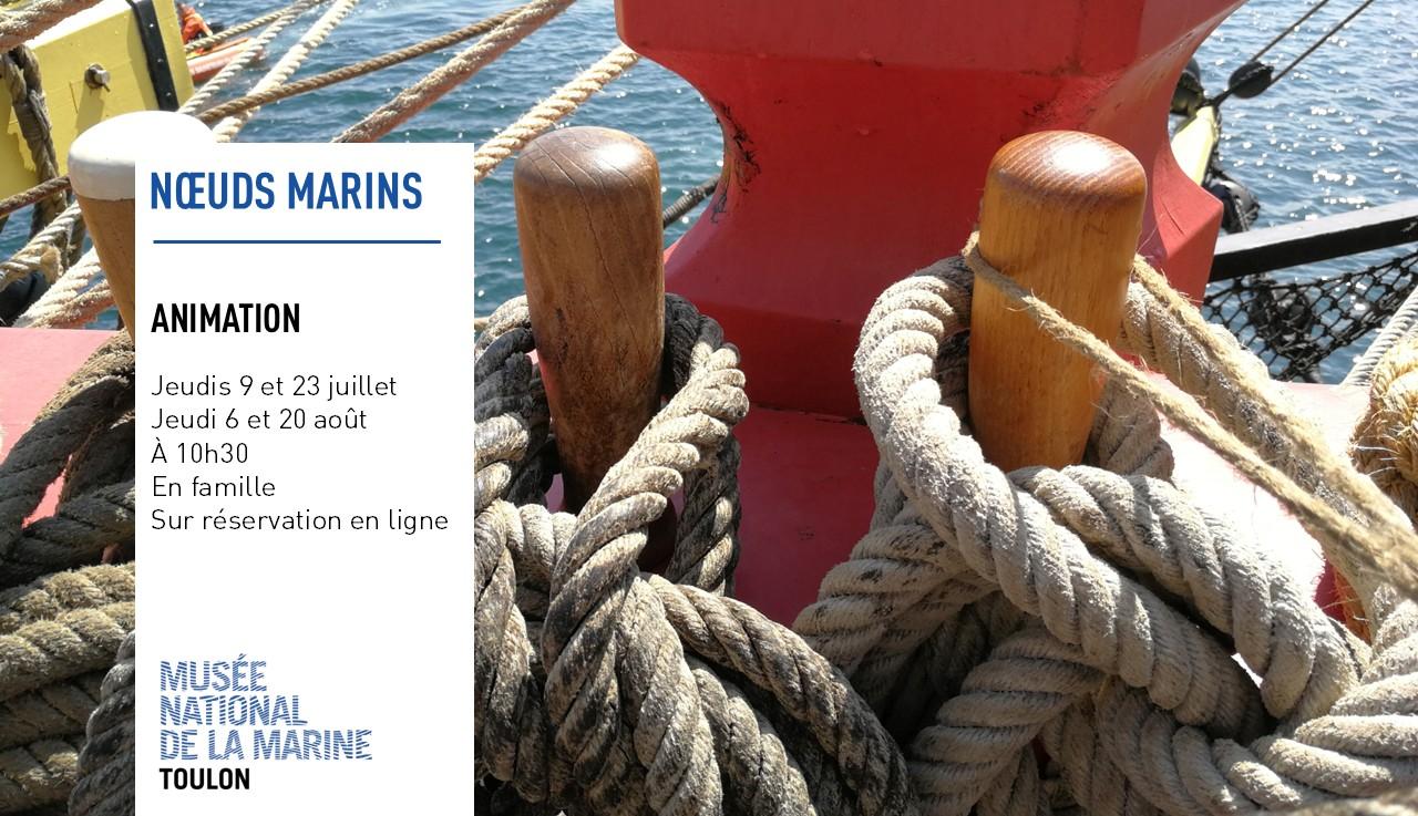 Atelier "noeuds marins" en famille au Musée de la Marine de Toulon