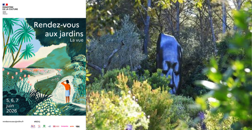 Rendez-vous aux jardins 2026 : Le jardin comme une oeuvre vivante - Villa Carmignac