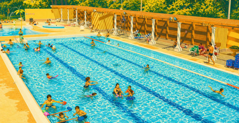 Piscine Cuberte : compétition ludique à Valbonne pour commencer les vacances !