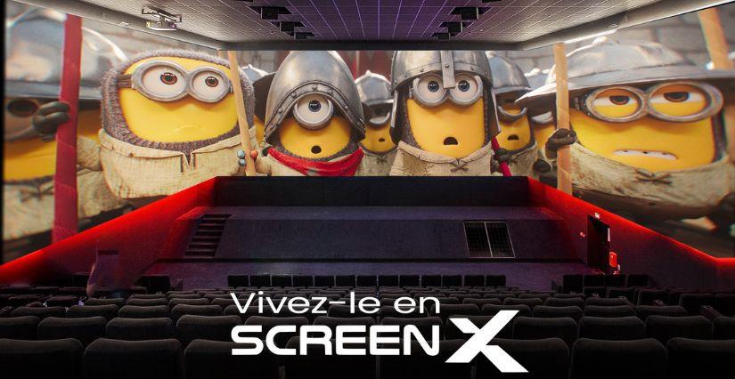 Des Minions et des monstres débarquent en ScreenX au Cineum Cannes !