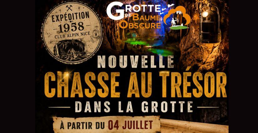 Nouvelle chasse au trésor à la Grotte de Baume Obscure : EXPÉ 58, l’aventure en famille à Saint-Vallier-de-Thiey