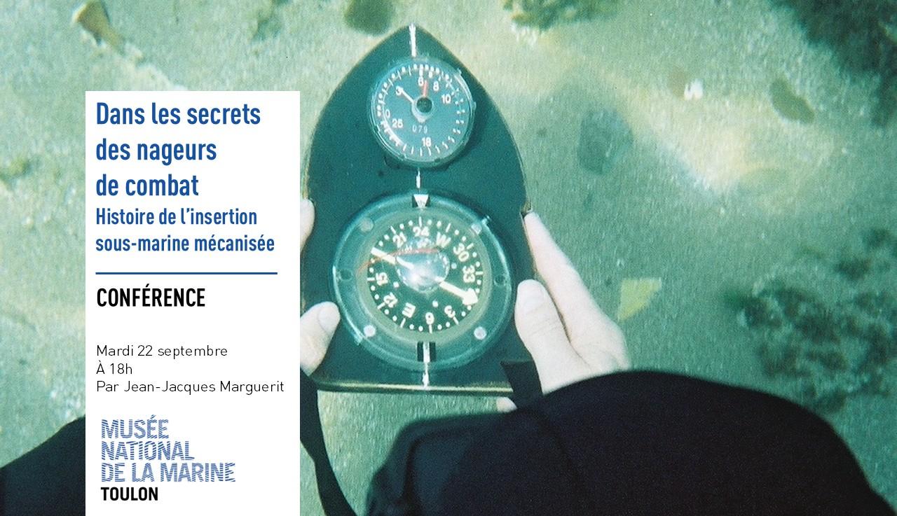 Conférence "Dans les secrets des nageurs de combat" au Musée de la Marine à Toulon