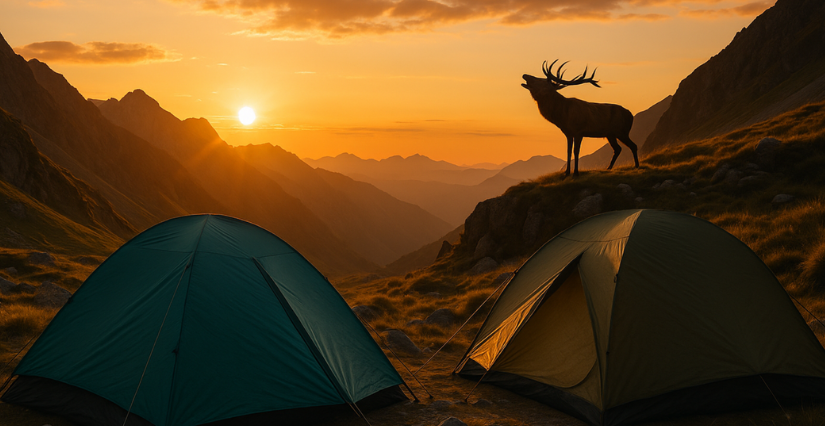 Bivouac en famille au son du brame du cerf dans le Mercantour