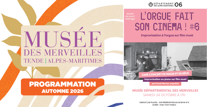 Musée des Merveilles : Ciné-concert "Improvisation au piano sur film muet "