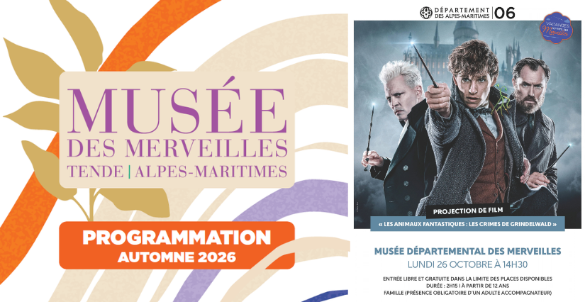 Musée des Merveilles : projection " Les animaux fantastiques "