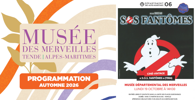 Musée des Merveilles : projection "S.O.S Fantômes (1984) "