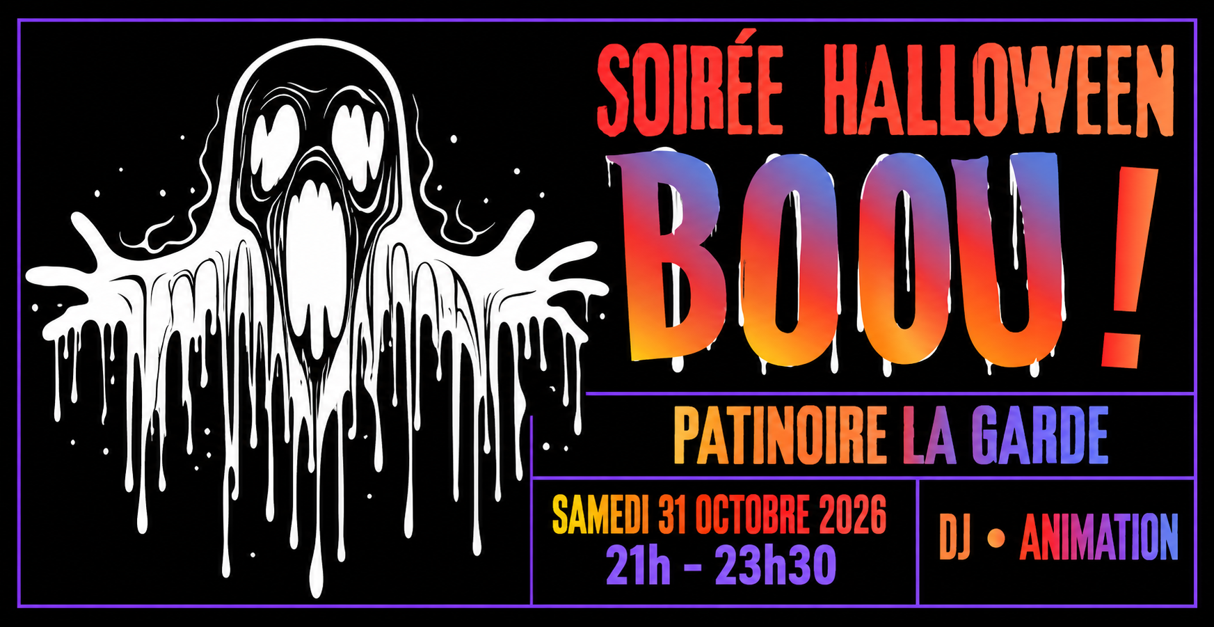 Patinoire de La Garde : des glissades en famille et une soirée Halloween