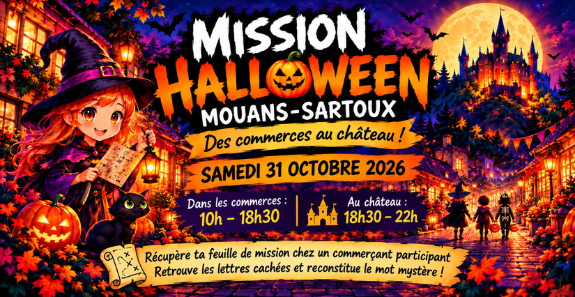 HALLOWEEN VILLE PAR VILLE // Mission Halloween à Mouans-Sartoux