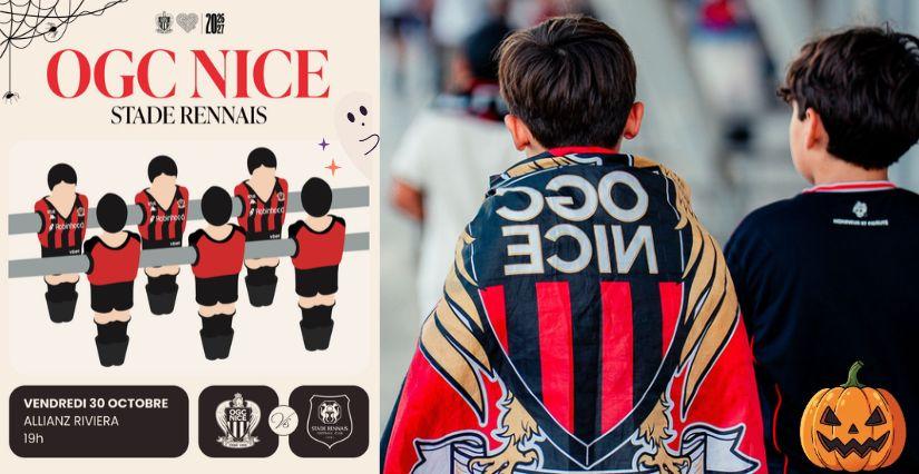 OGC Nice – Rennes : un match d’Halloween en famille à l’Allianz Riviera