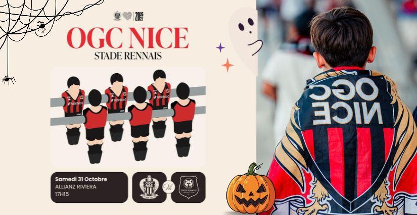 OGC Nice – Rennes : un match d’Halloween en famille à l’Allianz Riviera OGC Nice – Rennes : un match d’Halloween en famille à l’Allianz Riviera