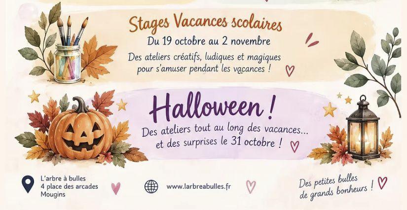 Stages et ateliers des vacances pour les bébés et les enfants à Mougins