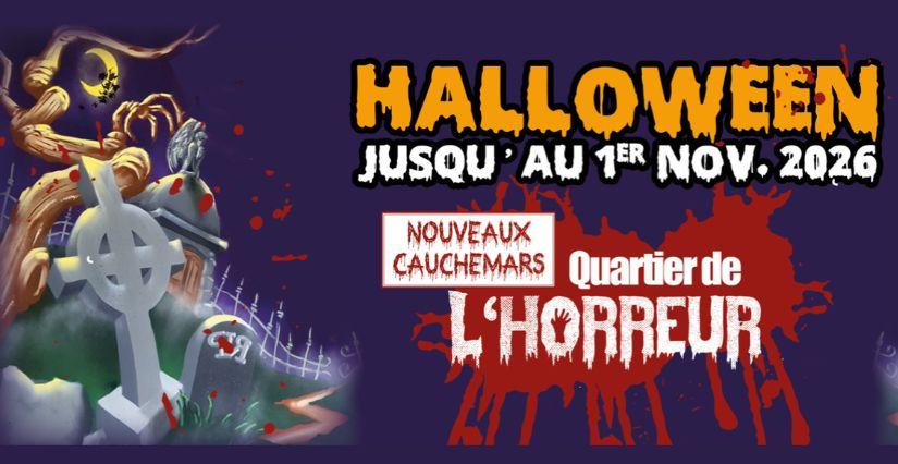 Halloween au Village des Fous : le Quartier de l’Horreur vous attend pour les vacances de la Toussaint !