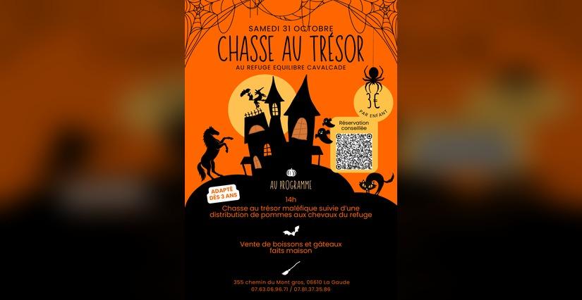 Halloween : chasse au trésor au Refuge Équilibre Cavalcade à La Gaude