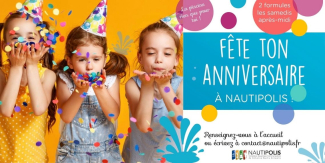 Anniversaire aquatique au Nautipolis de Sophia-Antipolis